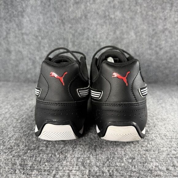 Puma Redon Bungee Mens 12 Shoes Black White Slip On Running Athletic Sneakers - Picture 5 of 10